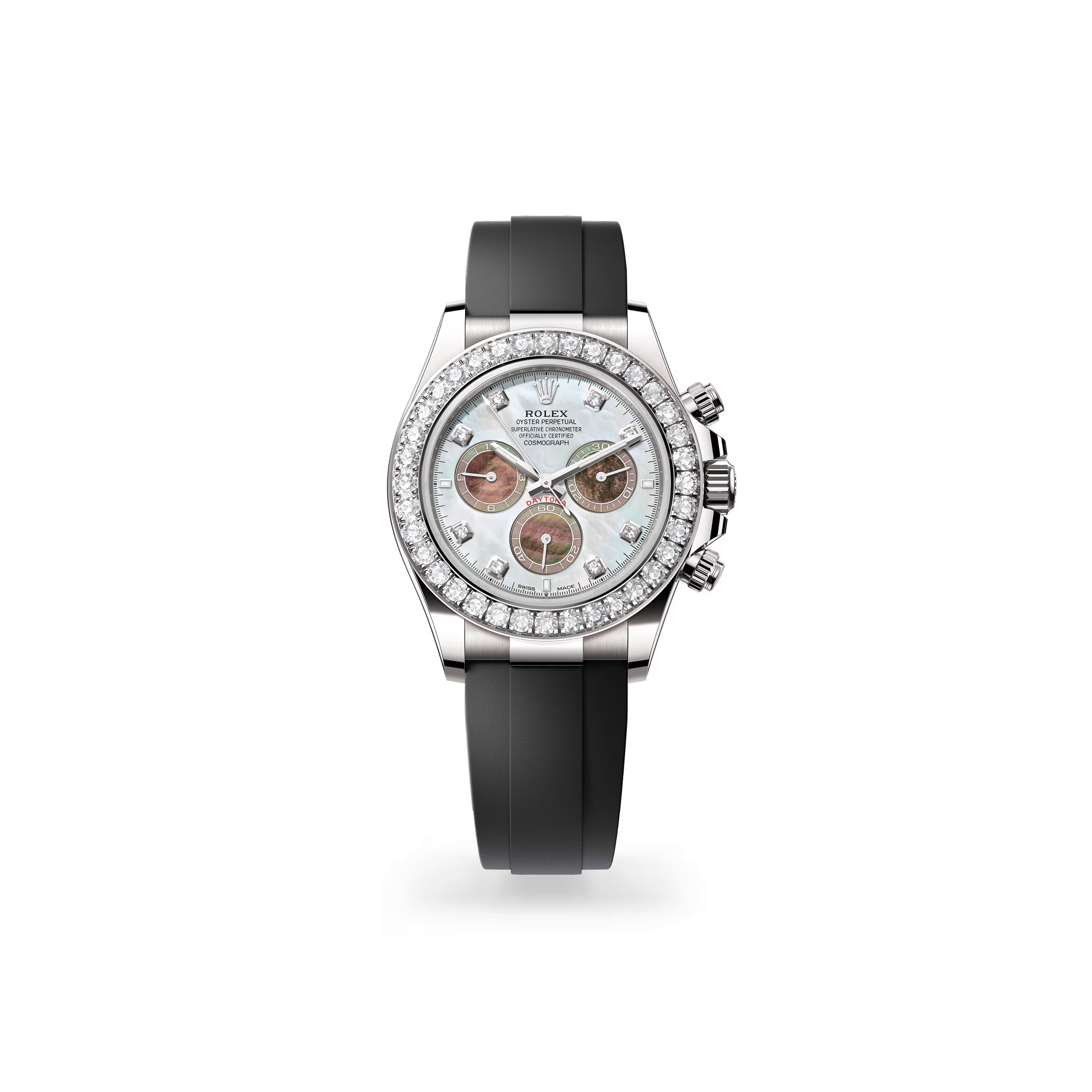 ROLEX COSMOGRAPH DAYTONA OYSTER, 40 MM, WHITE GOLD AND DIAMONDS M126589RBR-0001